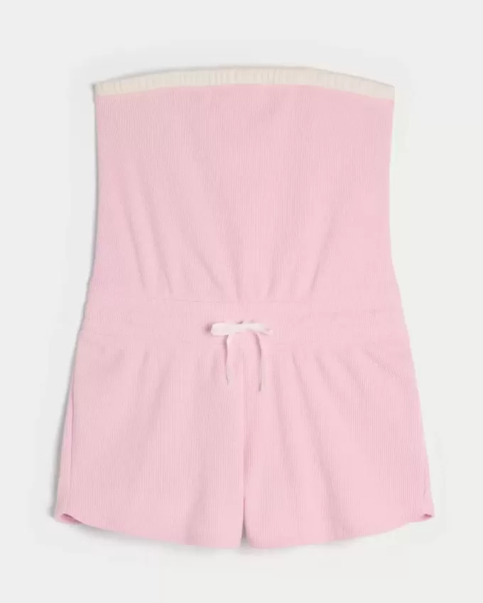 Gilly Hicks Mysig Strapless Waffle Onesie Gilly Hicks Mysig Strapless Waffle Onesie