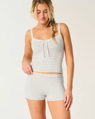 Gilly Hicks mysiga tröjastickade shorts