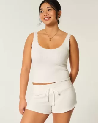 Gilly Hicks Mysiga Waffle Mini Shorts