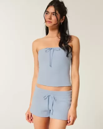 Gilly Hicks Mysiga Waffle Mini Shorts