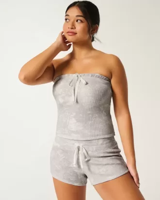 Gilly Hicks Mysiga Waffle Mini Shorts