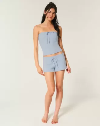 Gilly Hicks Mysiga Waffle Mini Shorts