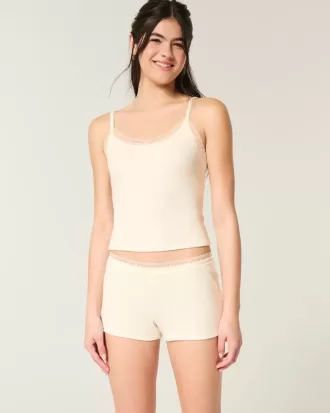 Gilly Hicks Shortie-shorts med våffelspets