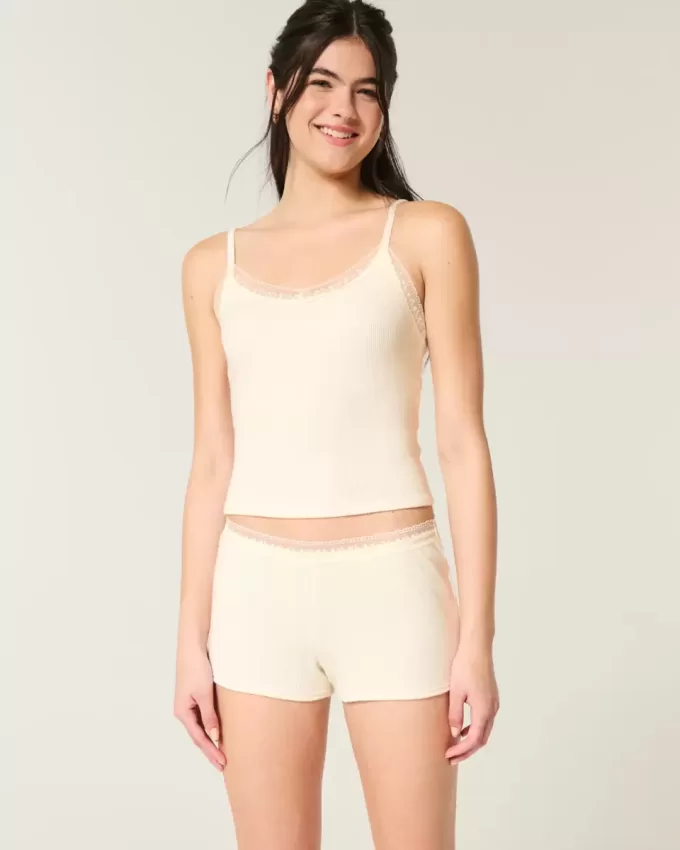 Gilly Hicks Shortie-shorts med våffelspets Gilly Hicks Shortie-shorts med våffelspets
