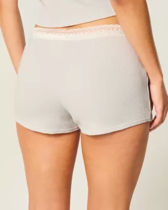 Gilly Hicks Shortie-shorts med våffelspets