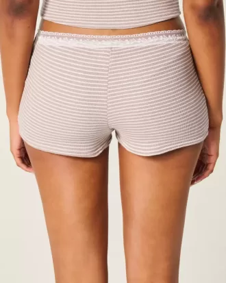 Gilly Hicks Shortie-shorts med våffelspets