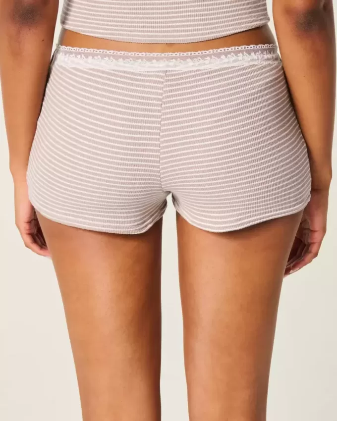 Gilly Hicks Shortie-shorts med våffelspets Gilly Hicks Shortie-shorts med våffelspets