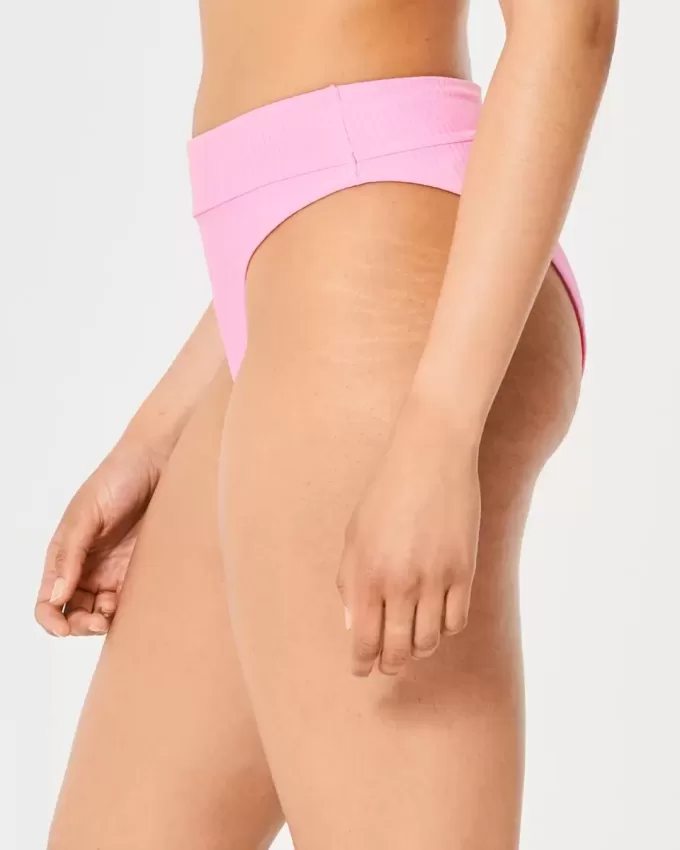 Gilly Hicks vändbar bikinibotten med högt ben och hög midja