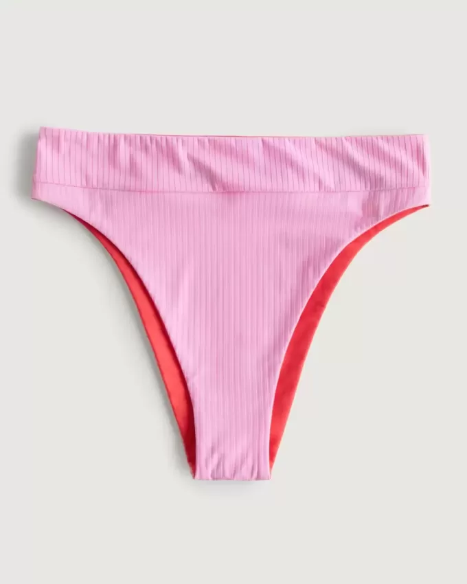 Gilly Hicks vändbar bikinibotten med högt ben och hög midja