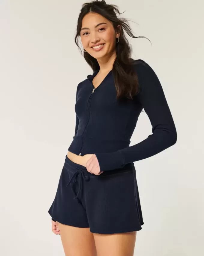 Gilly Hicks Waffle Flutter Shorts Gilly Hicks Waffle Flutter Shorts