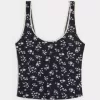 Gilly Hicks Waffle Lace Trim Tank Gilly Hicks Waffle Lace Trim Tank