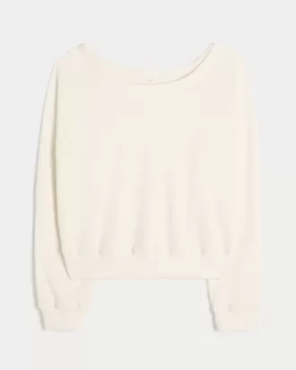Gilly Hicks Waffle Off-the-Soulder Top