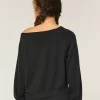Gilly Hicks Waffle Off-the-Soulder Top Gilly Hicks Waffle Off-the-Soulder Top