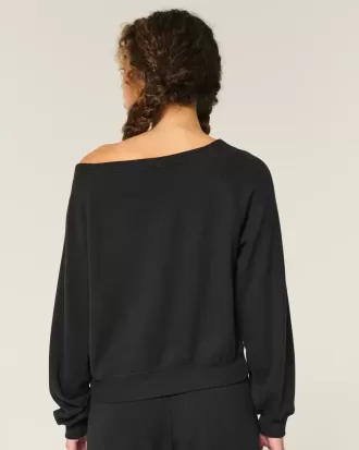Gilly Hicks Waffle Off-the-Soulder Top