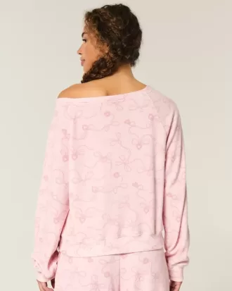 Gilly Hicks Waffle Off-the-Soulder Top