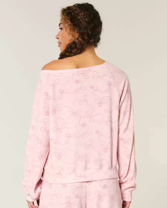 Gilly Hicks Waffle Off-the-Soulder Top Gilly Hicks Waffle Off-the-Soulder Top