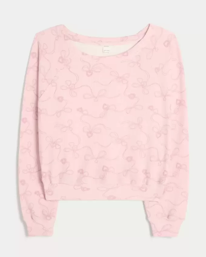 Gilly Hicks Waffle Off-the-Soulder Top Gilly Hicks Waffle Off-the-Soulder Top