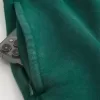 Grafiska lös fleeceshorts på mitten av låret