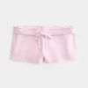 Heart Graphic Fleece Mini Shorts Heart Graphic Fleece Mini Shorts