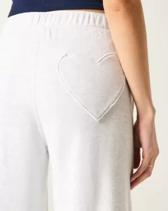 Heart Pocket träningsbyxor med vida ben Heart Pocket träningsbyxor med vida ben
