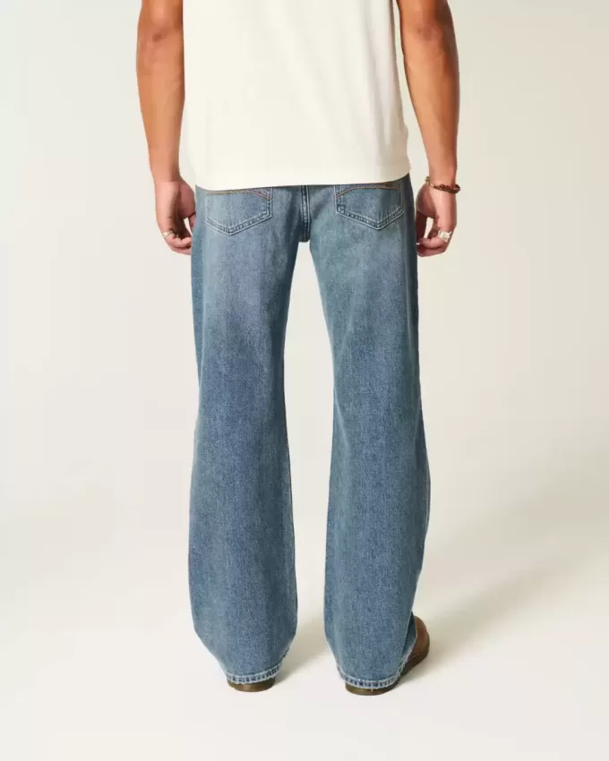 Hermosa Medium Wash Relaxed Bootcut Jeans Hermosa Medium Wash Relaxed Bootcut Jeans