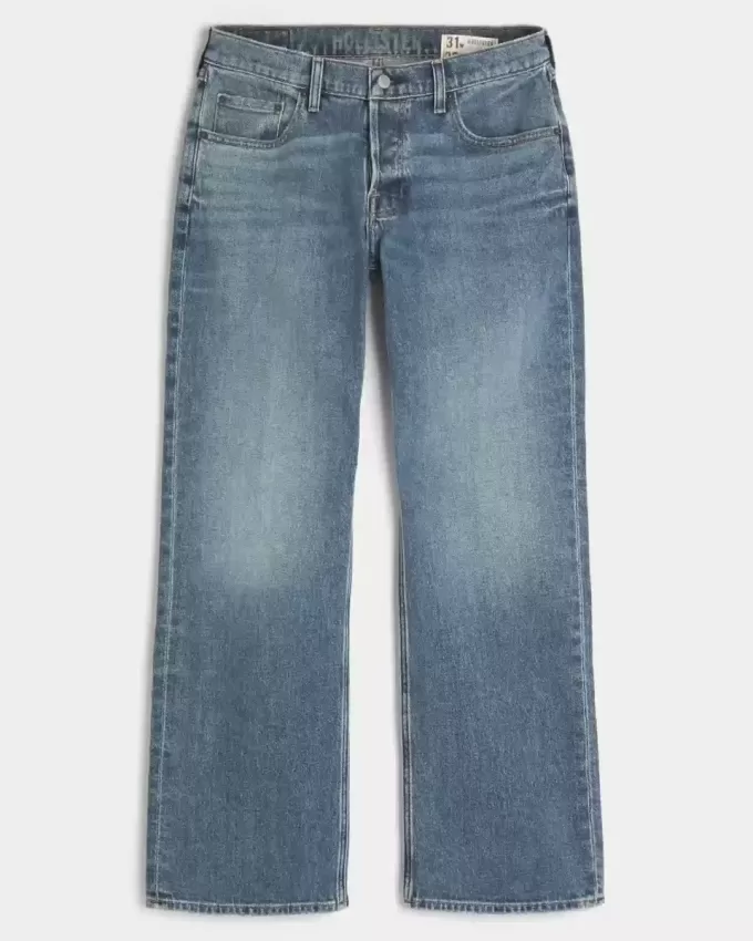 Hermosa Medium Wash Relaxed Bootcut Jeans Hermosa Medium Wash Relaxed Bootcut Jeans