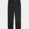 Höga svarta raka jeans Höga svarta raka jeans