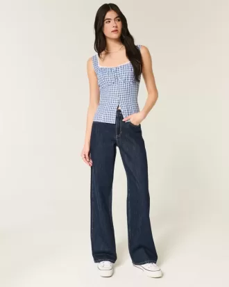 Höga väska jeans