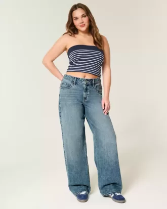 Höga väska jeans