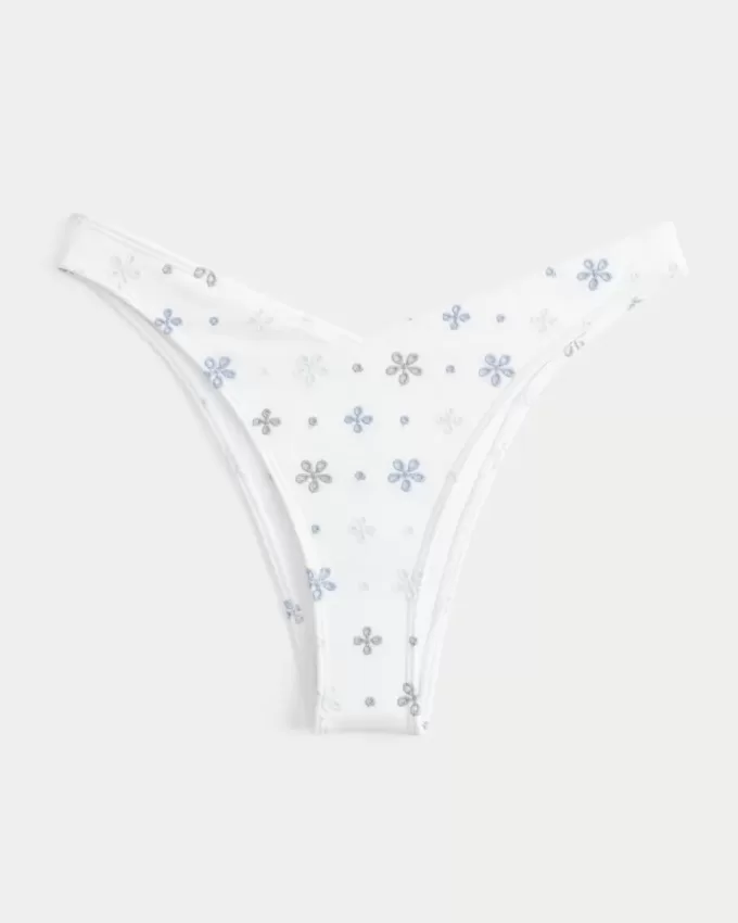 High-Leg Eyelet Fräckaste bikinibotten