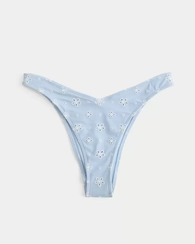 High-Leg Eyelet Fräckaste bikinibotten