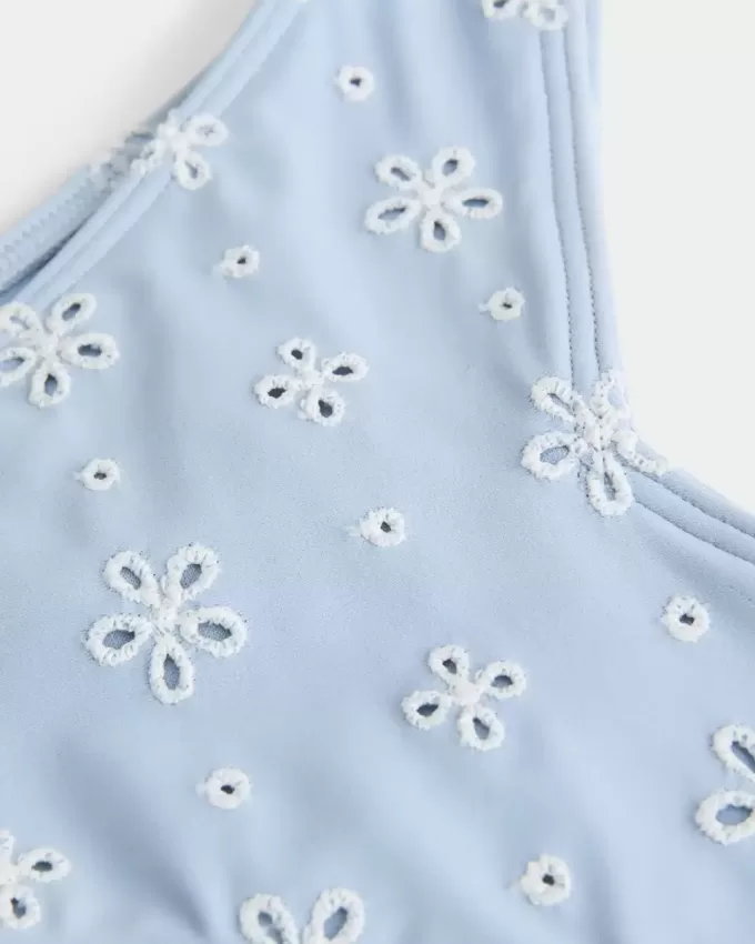 High-Leg Eyelet Fräckaste bikinibotten