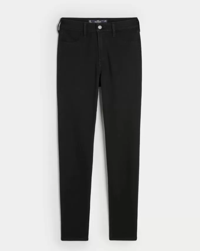 High-Rise Black Jean Leggings High-Rise Black Jean Leggings