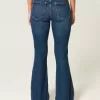 High-Rise Dark Wash Flare Jeans High-Rise Dark Wash Flare Jeans