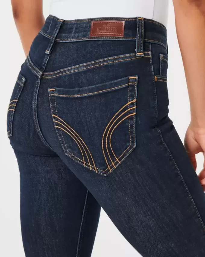 High-Rise Dark Wash Flare Jeans High-Rise Dark Wash Flare Jeans