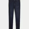 High-Rise Dark Wash Jean Leggings