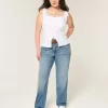 High-Rise Dark Wash Straight Jeans High-Rise Dark Wash Straight Jeans