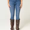 High-Rise Dark Wash Super Skinny Jeans