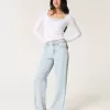 High-Rise Light Wash Baggy Jeans High-Rise Light Wash Baggy Jeans