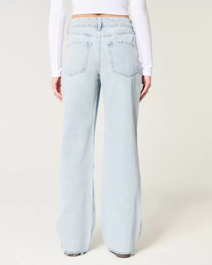 High-Rise Light Wash Baggy Jeans High-Rise Light Wash Baggy Jeans