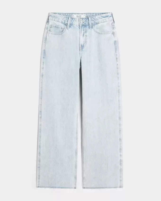 High-Rise Light Wash Baggy Jeans High-Rise Light Wash Baggy Jeans