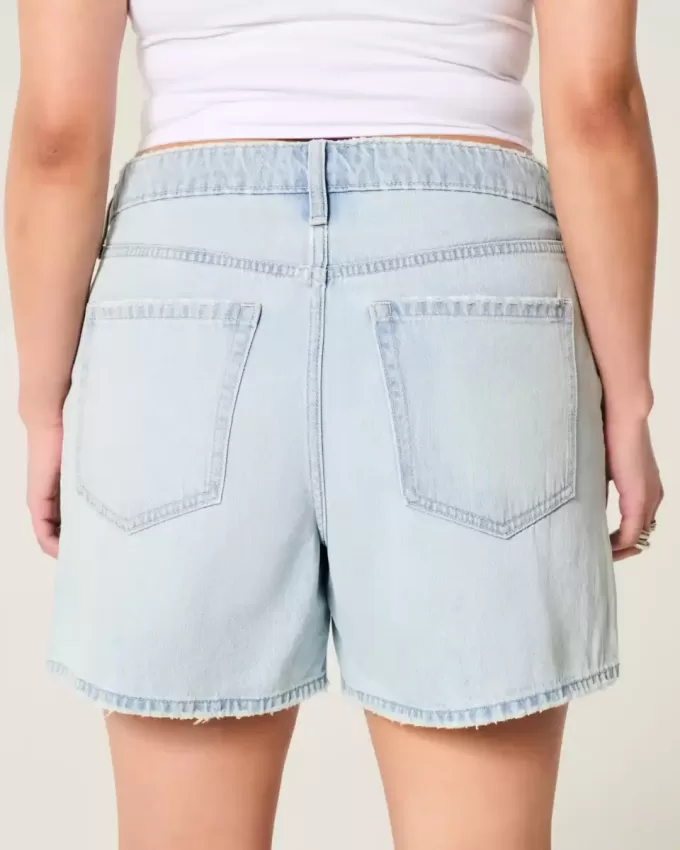High-Rise Light Wash Baggy jeansshorts 5″ High-Rise Light Wash Baggy jeansshorts 5″