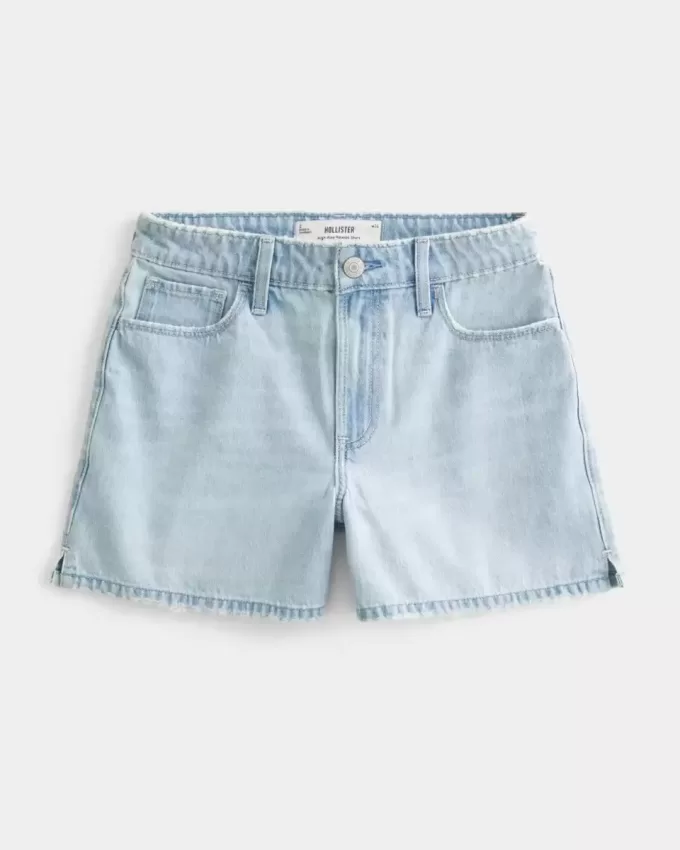 High-Rise Light Wash Baggy jeansshorts 5″ High-Rise Light Wash Baggy jeansshorts 5″