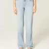 High-Rise Light Wash Straight Jeans High-Rise Light Wash Straight Jeans