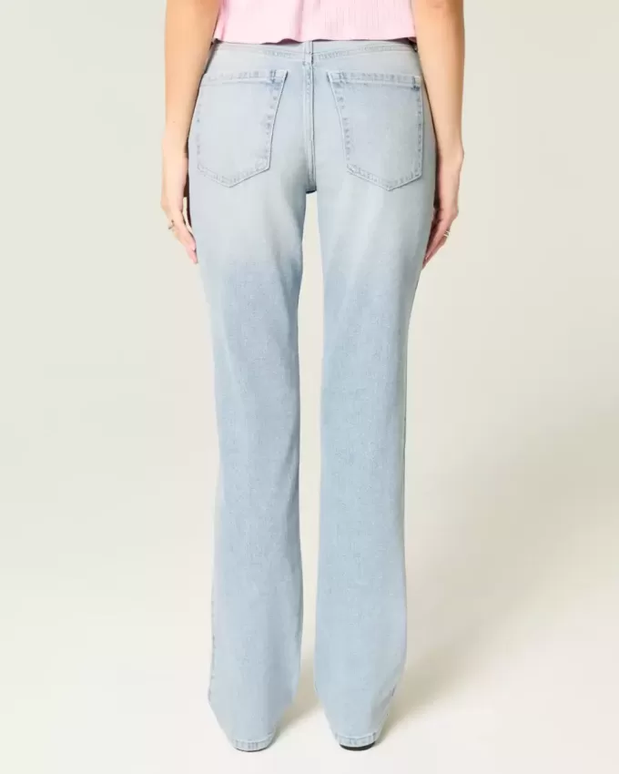 High-Rise Light Wash Straight Jeans High-Rise Light Wash Straight Jeans