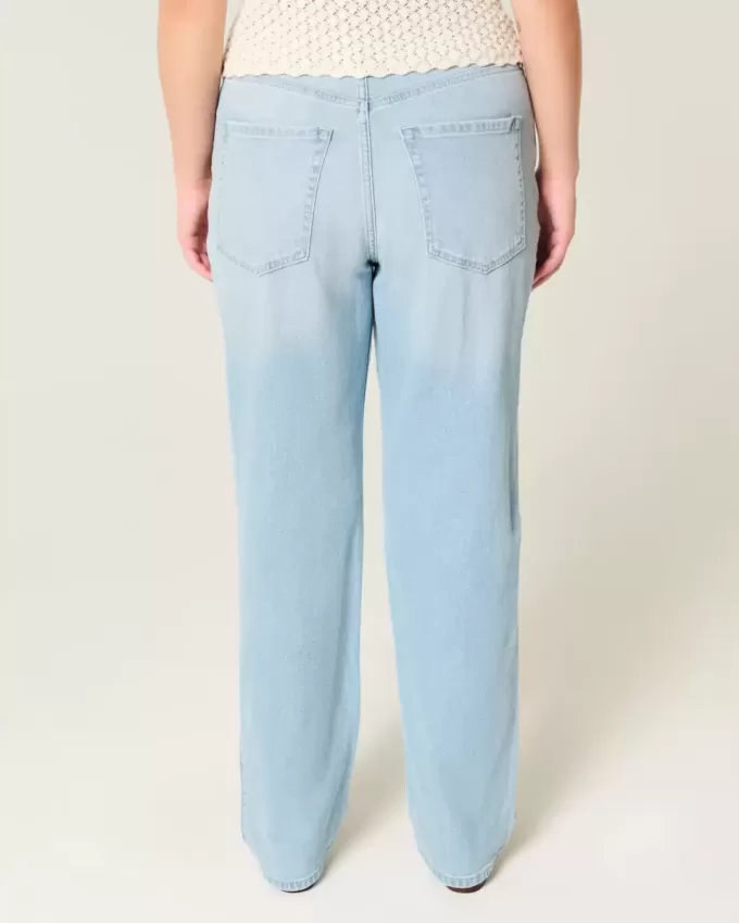 High-Rise Light Wash Straight Jeans High-Rise Light Wash Straight Jeans
