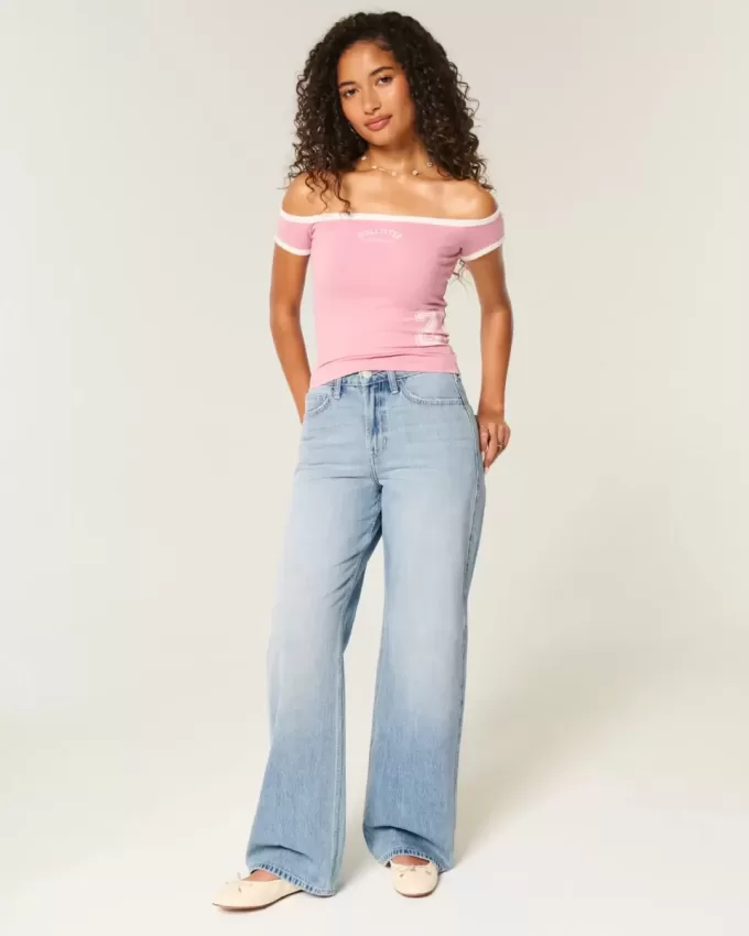 High-Rise Medium Wash Baggy Jeans High-Rise Medium Wash Baggy Jeans