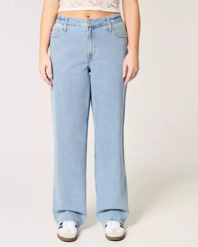 High-Rise Medium Wash Dad Jeans High-Rise Medium Wash Dad Jeans