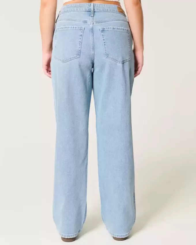 High-Rise Medium Wash Dad Jeans High-Rise Medium Wash Dad Jeans