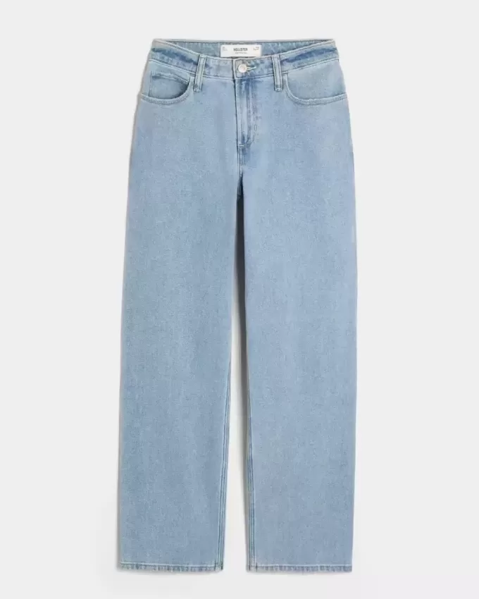High-Rise Medium Wash Dad Jeans High-Rise Medium Wash Dad Jeans